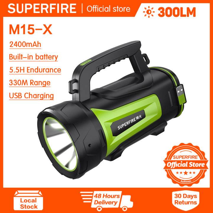 Superfire M15-X tìm kiếm ánh ánh sáng mạnh ngoài trời dẫn hộ gia đình ...