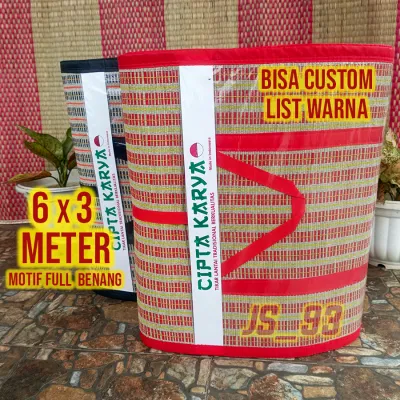 Tikar Lipat Jumbo Motif Full Benang 6x3 Meter