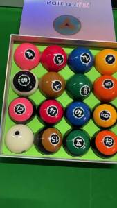 พูลจีน แบล็กบอลจีน พูลอเมริกันเก้า ลูกพูล 16 ลูก คริสตัลนักรบบลูไดมอนด์ 12A