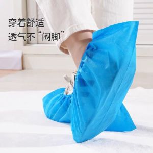 Disposable Shoe Covers Non Woven Fabric Anti Slip Design Disposable Single Use commuting travel outdoor work school and changing weather Daily Carry Rain and Sun Protection