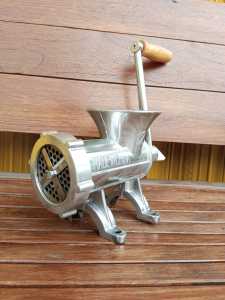 Mesin Cetak Pakan Manual No.12 Pisau Luar Mata 4 Mesin Pencetak Pelet Ayam Ikan Burung Kelinci