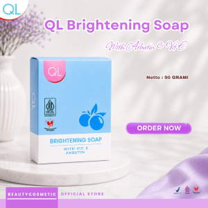 QL Sabun Cuci Muka Brightening Mencerahkan kulit wajah With Vit E 90gr
