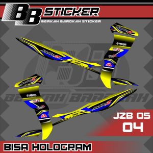 STICKER PREMIUM BISA HOLOGRAM Striping Jupiter Z Burhan Sticker Striping Jzb 5
