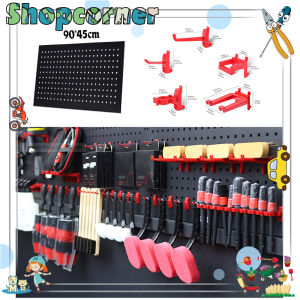 31pcs Perangkat Keras Rak Unit Garasi Papan Gantung 90*45: Komponen dan Aksesoris yang Diperlukan