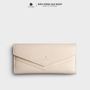 Ví Yuumy (Thời trang nữ dáng dài nhiều ngăn - Ví da Verein YV89)