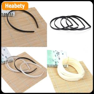 【2-3 days delivery】 hedeguoji🍬Gift💕 Towering Pride 10 Pcs Set Plastic Hair Band No Teeth Children Hair Accessory DIY Craft 2 Colors