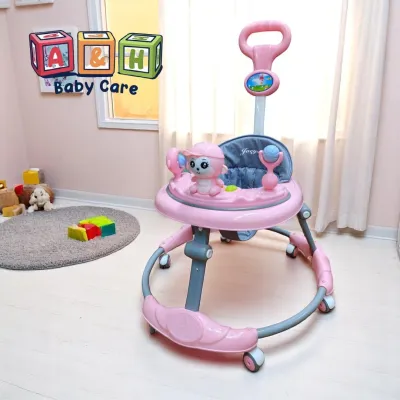 Baby Walker with music Foldable with Wheel Toddler Walk Learning Anti Rollover Model: 906/908