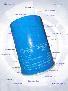 Lọc nhớt lắp cho xe ô tô huyndai 35 tấn SO2416 7320 2464-1116  26311-25001 lắp cho xe ô tô các loại