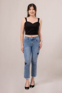 RIMINI - Celana Jeans Cutbray Wanita Panjang Size 26-33 -  Laurels Pants 5204