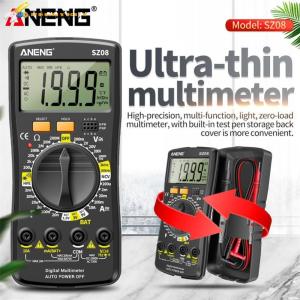 【New Arrival】 Electrical Trade Tool SZ08 LCD Digital Multimeter with Large Display and 2000 Counts for Accurate Measurements