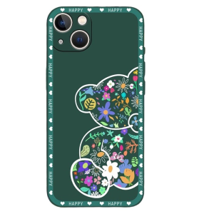 Case Samsung A02S A03S A03 M03 A12 F12 M12 A13 A23 A32 4G A33 Casing Softcase Silikon Karakter Smile HAPPY BEAR Flower Batik With Protector Camera