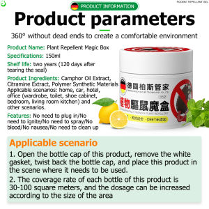 🏠READY STOCK🏠 rat repellent penghalau tikus mouse repellent halau tikus rodent repellent mouse trap 0 Smell 0 Irritation Pure natural plants racun tikus paling kuat insect repellent rat poison killer 老鼠药