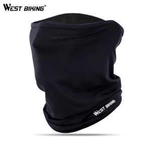 WEST BIKING Cycling Face Mask Breathable Tube Mask UV400 Ice Silk Bike Half Face Mask Running Hiking Fishing Sports Bandana Scarf