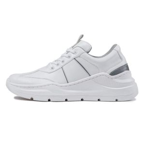 NAZ DEVANO - Sepatu Sneakers Running Pria Kasual Premium Putih Sol Dijahit Sepatu Pria 100% LOKAL