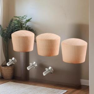 [Energetic] Nồi Nắp xử lý phổ nồi nắp giữ xử lý gỗ có thể thay thế Knob cap đồ nấu nướng Handgrip bộ phận nhà bếp accessorie