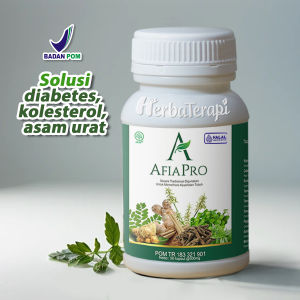 AFIAPRO obat herbal bantu atasi diabetes asam urat kolesterol tinggi