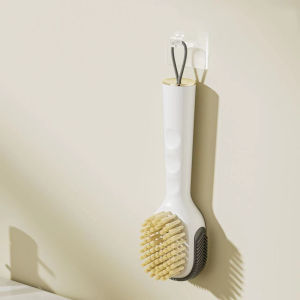 SKY แปรงขัดรองเท้า แปรงขัด สำหรับรองเท้าผ้าใบ มีช่องเก็บน้ำยาซักรองเท้า แปรงขัดรองเท้าอเนกประสงค์ ขนแปรงอ่อนนุ่ม ไม่ทำให้รองเท้าเสียหาย Shoe Brush