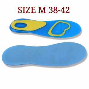 INSOLE SEPATU GEL SILICON INSOLE SEPATU PRIA DAN WANITA UNTUK SEPATU OLAHRAGA DAN SNEAKERS GEL SEPATU ALAS SEPATU BAHAN SILICON ALAS SEPATU PRIA AKSESORIS SEPATU