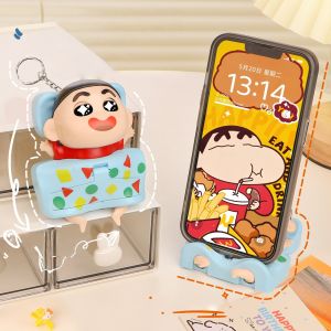 Phone Grip Holder Crayon Shinchan Karakter Gantungan HP Anti Lepas Hadiah untuk Fans Kartun