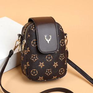 Sampai7an T229 / Tas Selempang Mini Wanita Sling Bag Kulit Sintetis Pouch Uang HP Dompet Kecil Import / COD