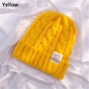MIRELINA Warm Bonnet Winter Knit Cap Beanie Hat Couple Cap Knitted Beanie