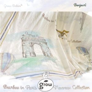 Grow Bamboo Blanket โกรว ผ้าห่มมัสลินจากใยไผ่ Collection paris