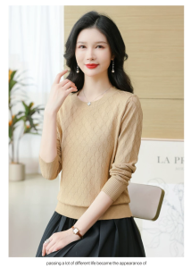2026New Knitted Shirt Autumn Edition Cotton Long Sleeve