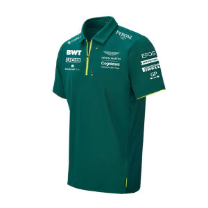 Team Aston F1 Martin Racing Suit off-Road Hackett Short-Sleeved Polo Shirt T-shirt Mens and Womens Club Uniform