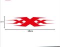 stiker cutting logo XXX aksesoris helm motor mobil keren viral reflektive 3d. 