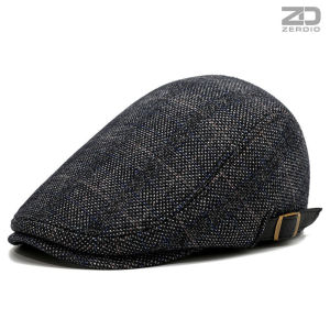 Mũ Nồi Nam Lông Cừu Gedison Nón Beret Nam Trung Niên Phong Cách Âu Mỹ Cổ Điển MN044