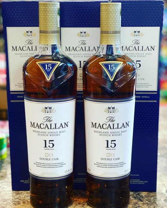 Macallan 15 Double Cask Highland Single Malt Scotch Whisky 700ml Lazada PH