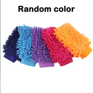 Double Sided Microfiber Washable Car Wash Gloves /Car Care Accessories Cleaning Cloth Mitten