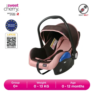 Sweet Cherry Newborn Rearward Facing Infant Baby Carrier Car Seat from Birth LB320 Otto Carrier Car Seat