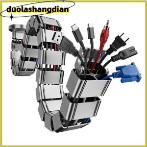 [Duola] สายเคเบิลกระดูกสันหลัง80ซม. ถาดรองใต้โต๊ะสายเคเบิลการจัดการสายเวิร์กสเตชันตัวจัดการสายเคเบิลงู