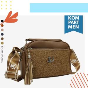 LocalSellerCOMEL FASHION PAIGE Premium Pu Leather Women Sling Bag Shoulder Bag Les 1291