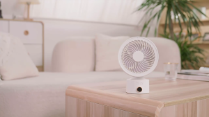 Table Fan Air Circulation Fan with 3 Speed Option Office Cooling Solution ABS Texture for Quiet and Effective Cooling