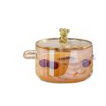 HATAYASHOP-PANCI KACA ANTI API/ PANCI KUAT/PANCI ELEGAN /Panci Kaca Tebal Premium Panci Soup Tahan Panas High Quality / PANCI MASAK KACA / PANCI KACA MASAK TRANSPARAN / POT PANCI MASAK/ Panci Kaca Glass Cooking Pot Borosilicate Tahan Panas/ PANCI REBUS. 
