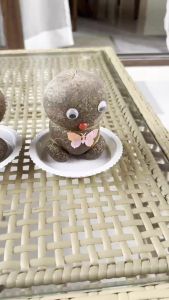 Elysse Grass Flower Head Children Growing plant Doll Toys Office Table Decoration