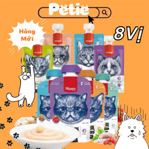 (HÀNG MỚI) Soup thưởng Wanpy nắp vặn tuýp 90g súp thưởng giảm stress cho Mèo giảm rụng lông.răng và xương chắc khỏe