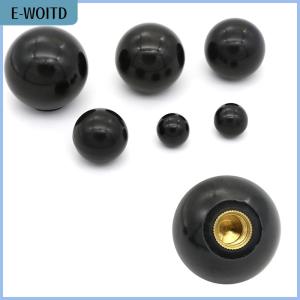 【E-WOITD】 Sporter Black plastic M4 M5 M6 M8 M10 M12 thread ball shaped head clamping nuts knob