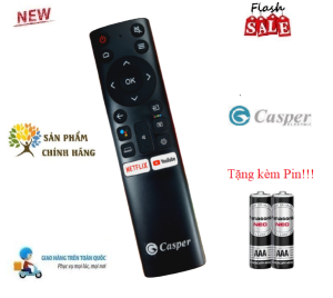 Remote Điều khiển TV Casper giọng nói- Hàng mới chính hãng 100% Tặng kèm Pin