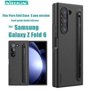 Nillkin Liquid Silicone Case for Samsung Galaxy Z Fold 6 Flex Pure Fold Strong Resilience and Shock-Absorbing Properties with the Customized S Pen