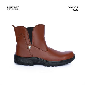SEPATU BOOTS SLOP PRIA BLUCRAT VADOS BLACK SEPATU SAFETY BOOTS