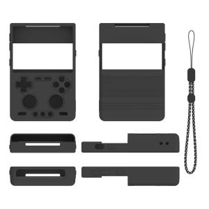 AODDO Có dây đeo Vỏ bảo vệ. Silicone Chống trầy xước Bìa mềm Chất lượng cao. Chống sốc Vỏ máy chơi game Cho Trimui Brick Pro Phụ kiện