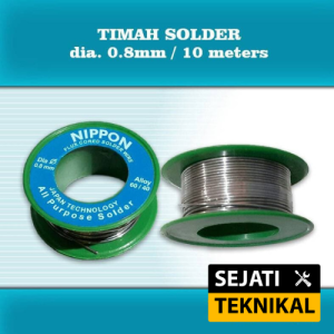 Timah Solder Diameter 08 mm Panjang 10 meter