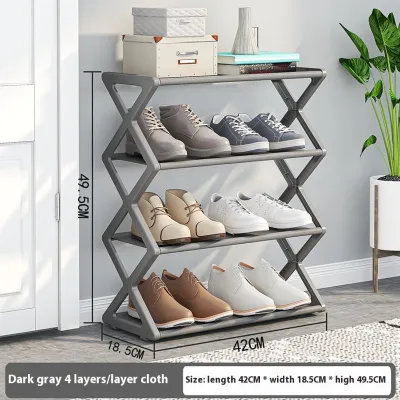 Lacepulse丨 giá giày lắp ráp đơn giản hiện đại với thiết kế chống bụi cho tổ chức gia đình