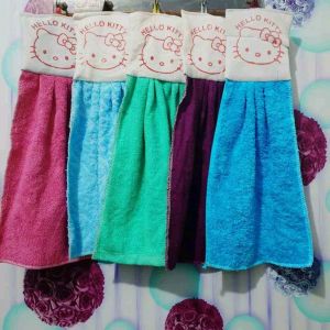 Lap Tangan Gantung Bahan Handuk untuk mengeringkan tangan model hellokity