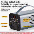 98000 mAh Portable Power Bank Solar Generator 350W Laptop Fast Charging 220V Battery Charger Camping Outdoor bank kuasa mudah alih. 