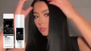 AMZ Hair Color Spray (Black) is a gentle natural one-time use hair color spray convenient for daily use