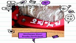 Gantungan Kunci Boneka Squid Game